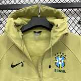 2026 Brazil Yellow Green Outdoor Jackets Training Shirts