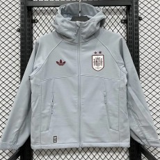 2026 Spain Light blue Outdoor Jackets Training Shirts