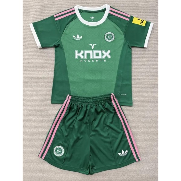 2026/27 Newcastle Goalkeeper Green Fans Kids Soccer jersey