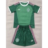 2026/27 Celtic Goalkeeper Green Fans Kids Soccer jersey