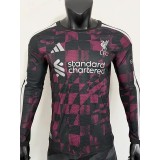 [PLAYER] 2026/27 LIV 3RD Player Long Sleeve Soccer jersey