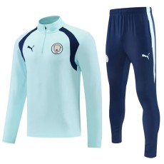 2026/27 Man City Light blue Half Pull Tracksuit