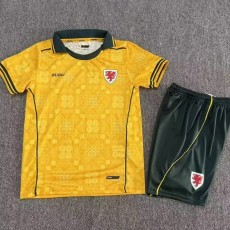 2026 Wales Special Edition Yellow Fans Kids Soccer jersey