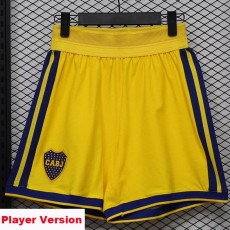 [PLAYER] 2026/27 Boca Juniors Special Edition Yellow Player Soccer Shorts