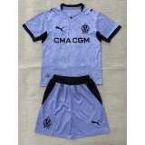 2026/27 Marseille 3RD Fans Kids Soccer jersey