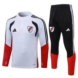 2026/27 River Plate White Half Pull Tracksuit