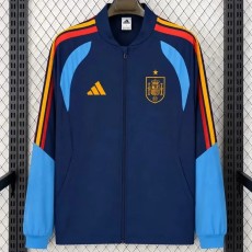 2026 Spain Royal blue Windbreaker