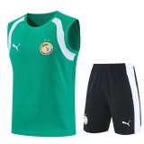 2026 Senegal Green Tank top and shorts suit Training Shorts Suit