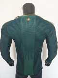 [PLAYER] 2026 Argentina Messi Farewell Match Goalkeeper Green Player Long Sleeve Soccer jersey