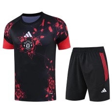 2026/27 Man Utd Black Training Shorts Suit