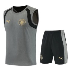 2026/27 Man City Gray Training Shorts Suit