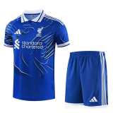 2026/27 LIV Blue Training Shorts Suit