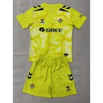 2026/27 Real Betis Goalkeeper Yellow Fans Kids Soccer jersey