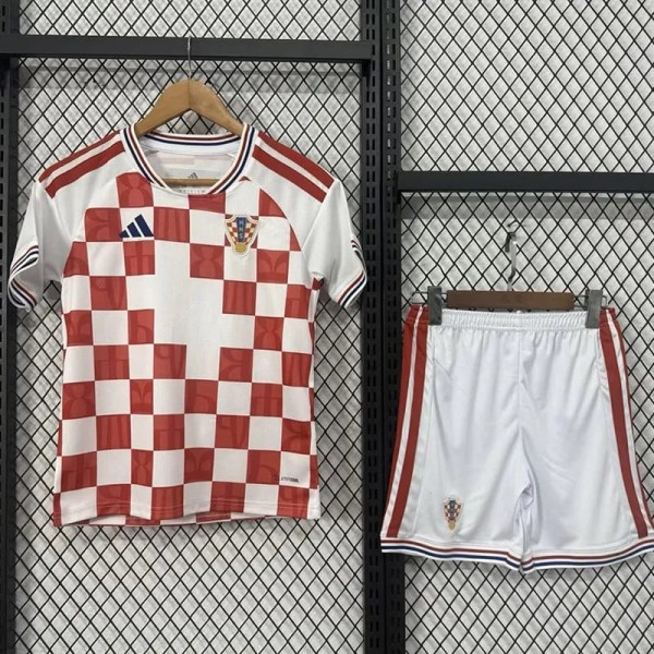 2026 Croatia AD Home Fans Kids Soccer jersey