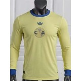 [PLAYER] 2026/27 Club America 110th Anniversary yellow Player Long Sleeve Soccer jersey
