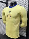 [PLAYER] 2026/27 Club America 110th Anniversary yellow Player Long Sleeve Soccer jersey