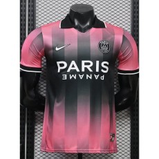 2026/27 PSG Pink Black Casual Player Training Shirts
