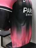 2026/27 PSG Pink Black Casual Player Training Shirts