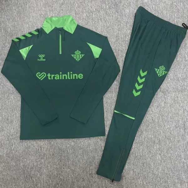 2026/27 Real Betis Green Half Pull Tracksuit
