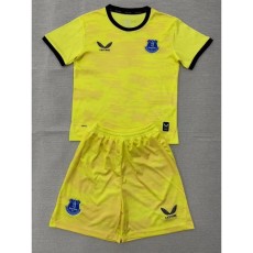 2026/27 Everton Goalkeeper Yellow Fans Kids Soccer jersey