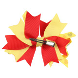 Ribbon hair bow Christmas knot hair bow clip