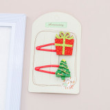 Children's cute sequin Christmas hair clip