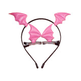 Demon Horn Funny Hairpin Headband Set
