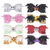 Hologram Hair Bow With Cute Charm For Halloween