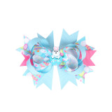 Newest Pastel Easter Kids Hair Bow Clip