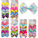 Set Of 6Pcs Hair Bow For Easter
