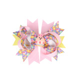 Newest Pastel Easter Kids Hair Bow Clip