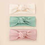 Elastic Stripe Flat Knot Baby Hair Band