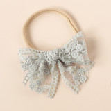 New Baby Lace Embroidered Nylon Headband