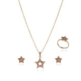 Fashion Jewelry Set Butterfly Star Cartoon