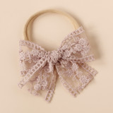 New Baby Lace Embroidered Nylon Headband