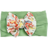 New nylon bow printed children's hair band