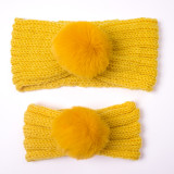 Winter New 2pcs Parent Child Headband Set