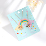 Colorful Butterfly BFF Necklace For Kids