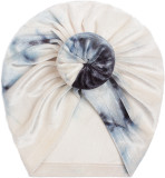 Autumn and Winter New Baby Tie Dyed Gold Velvet Hat