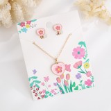 Quality Jewelry Set Cartoon Flower