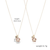 Stylish Two Sets Of Alloy Flower Pendants