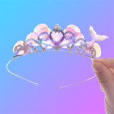 Mermaid Starfish Shell Water Diamond Hair Ornament