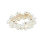 High elasticity pearls sweet Scrunchies
