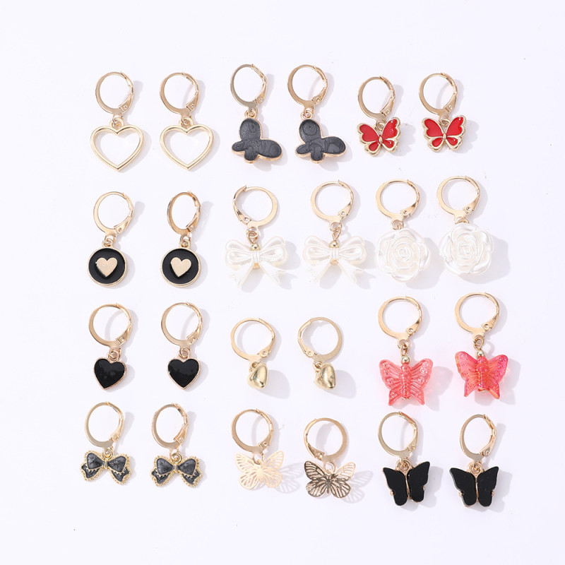 12 Paris Sweet And Fresh Earring Set