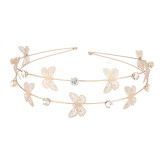 Multi Layer Metal Star Moon Crystal Hair Clip