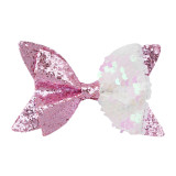 Twinkle Sequin With Glitter Bow Clip