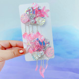 Newest Glitter Mermaid Clip Set