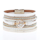 New Multi Layered Leather Bracelet