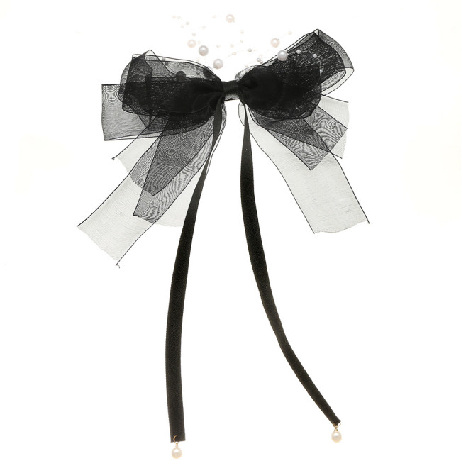 Elegant Bow Tie Ribbon Hair Clip