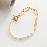 Stainless Steel Chain Splicing Bracelet